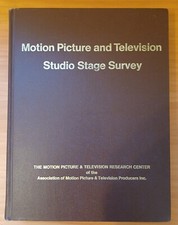 Motion Picture Television Studio Stage Survey / Milton Formon / Hardcover 1970