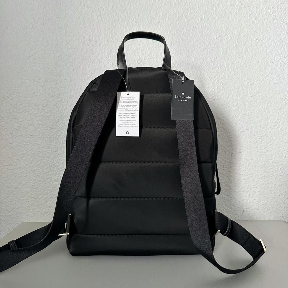 NWT KATE SPADE Ella Large Backpack Puffy Casual Quilted  display picture 3