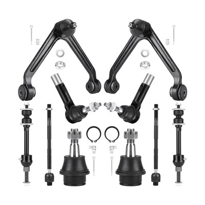 10 Pcs Set 2WD RWD Front Suspension Kit Upper Control Arms Lower Ball Joints ...