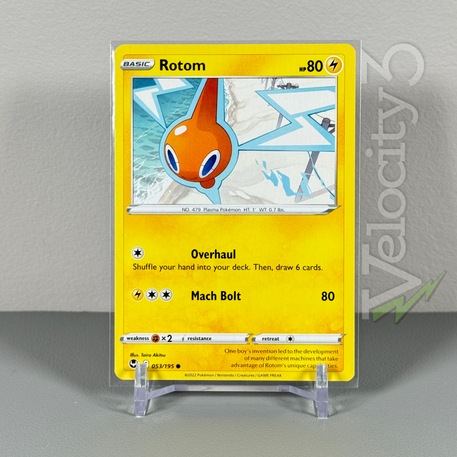 Pokemon TCG Card: ROTOM 53/195 | Common | Silver Tempest | NM/Mint