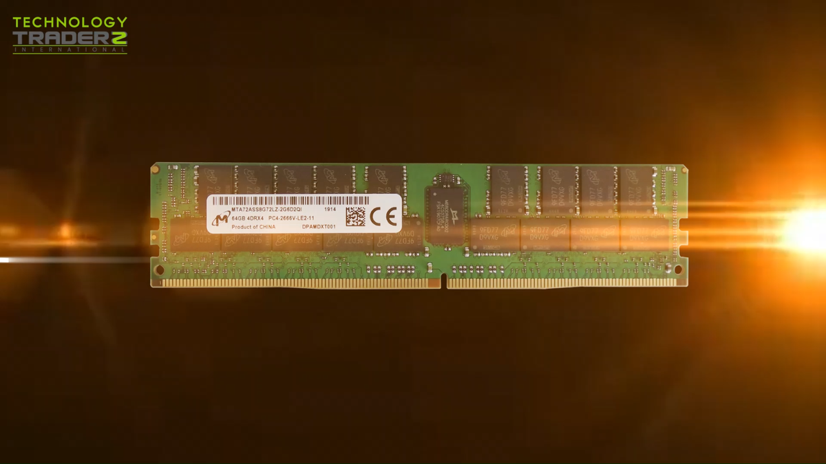 MTA72ASS8G72LZ-2G6 Micron 64GB PC4-21300 DDR4-2666MHz ECC Quad