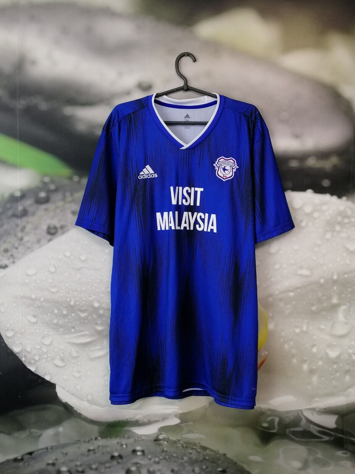 Cardiff City Home football shirt 2019 - 2020 Adidas DP3532 Polyester Mens  Size L