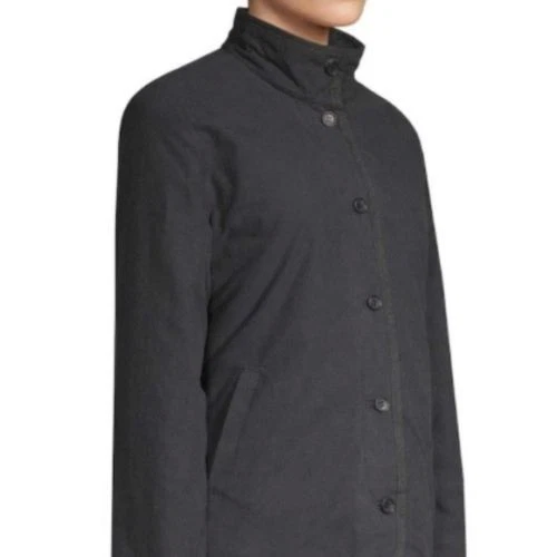 James Perse Funnel Neck Jacket, Spread collar, Front button Size 1/Sml, $395 NWT - Image 4 of 4