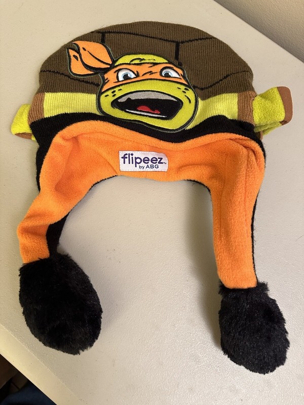 Teenage Mutant Ninja Turtle TMNT - Flipeez by Abg - Child Hat w/ Movable Hands