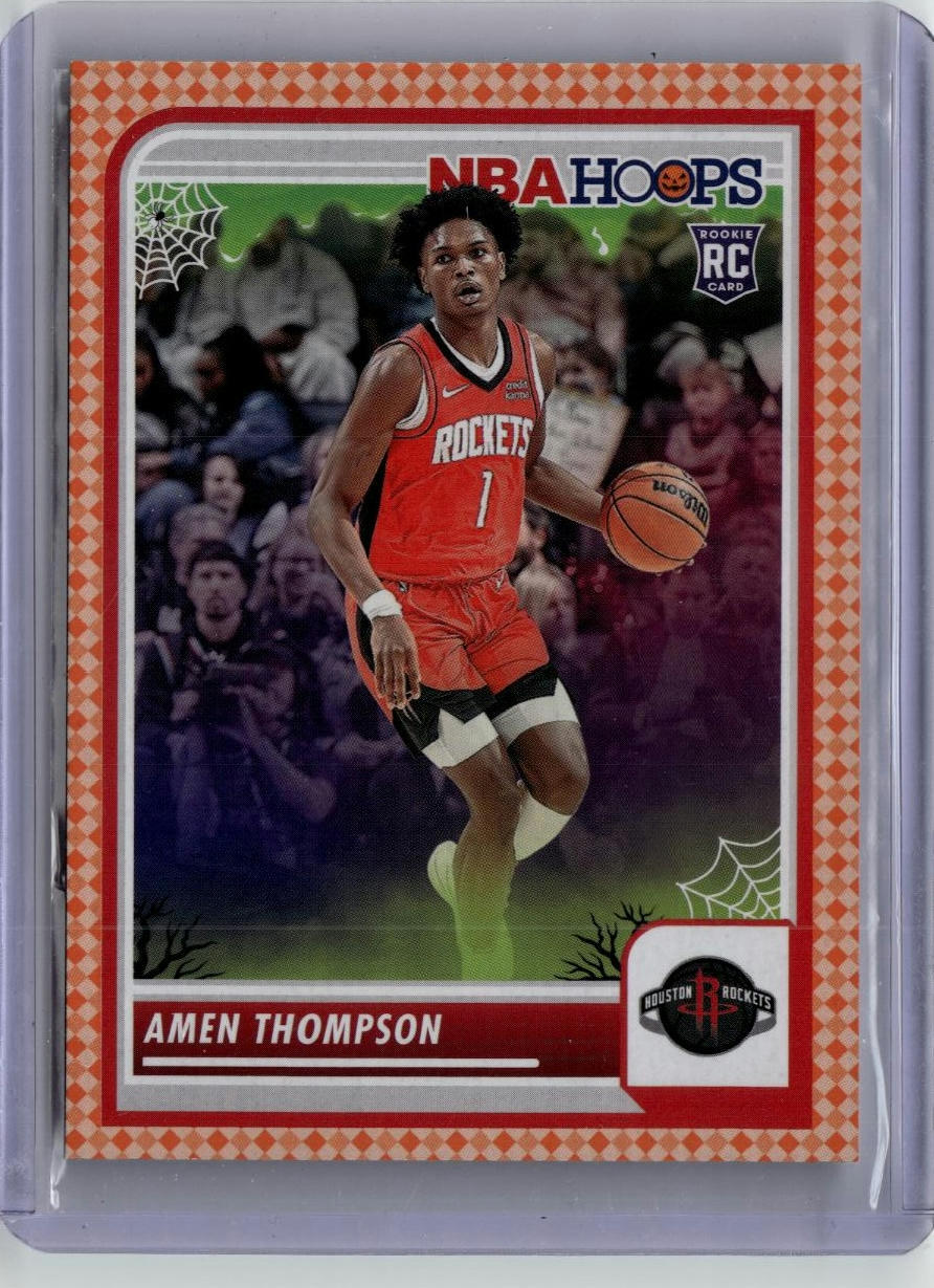 2023-24 Hoops Haunted Hoops #86 Amen Thompson Orange