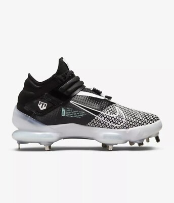 NIKE FORCE ZOOM TROUT 7 BASEBALL BLACK-WHITE-DYNAMIC TURQ NIKE FORCE ZOOM TROUT 7 BASEBALL BLACK-WHITE-DYNAMIC TURQ
