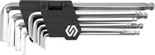 Sechskantstiftschl&uuml;ssel Set 9-Tlg VOREL 2,5-10 mm Chrom-Vanadium Werkzeug Schl&uuml;s
