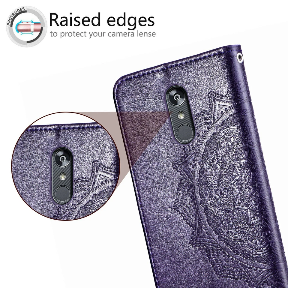 Strap Pattern Flip Leather Magnetic Case Cover For LG Stylo 6/K30 2019/K51s/W30 - Image 3 of 4