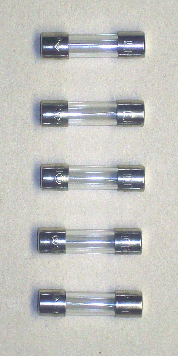 FIVE St. Croix pellet stove 80P20057-R fuses, 5 amp, control board, pre FIVE St. Croix pellet stove 80P20057-R fuses, 5 amp, control board, pre