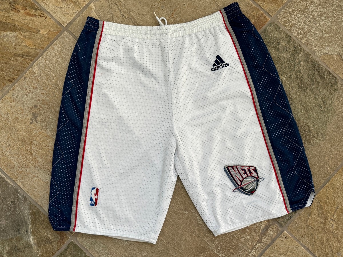 Vintage New Jersey Nets Adidas Basketball Shorts, Size XL