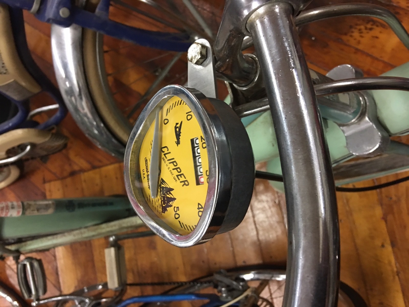 Bicycle Speedometer Stewart Warner HEAD ONLY  ALL METAL USA SUPER DEAL