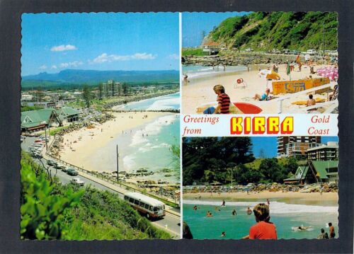 D9582 Australia Q Gold Coast Kirra 3 images postcard - Picture 1 of 2