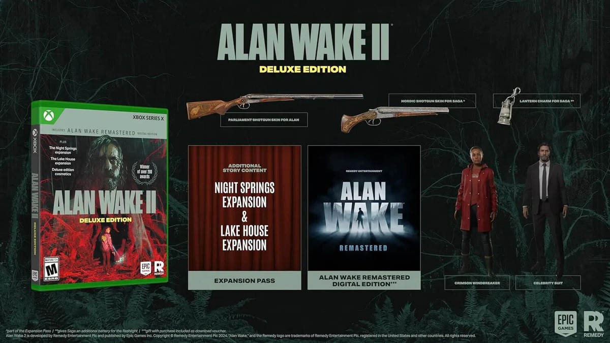 Alan Wake II [Deluxe Edition] Xbox Series X Brand New Game Special