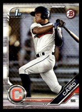 2019 Bowman Draft #BD-195 Christian Cairo Cleveland Indians