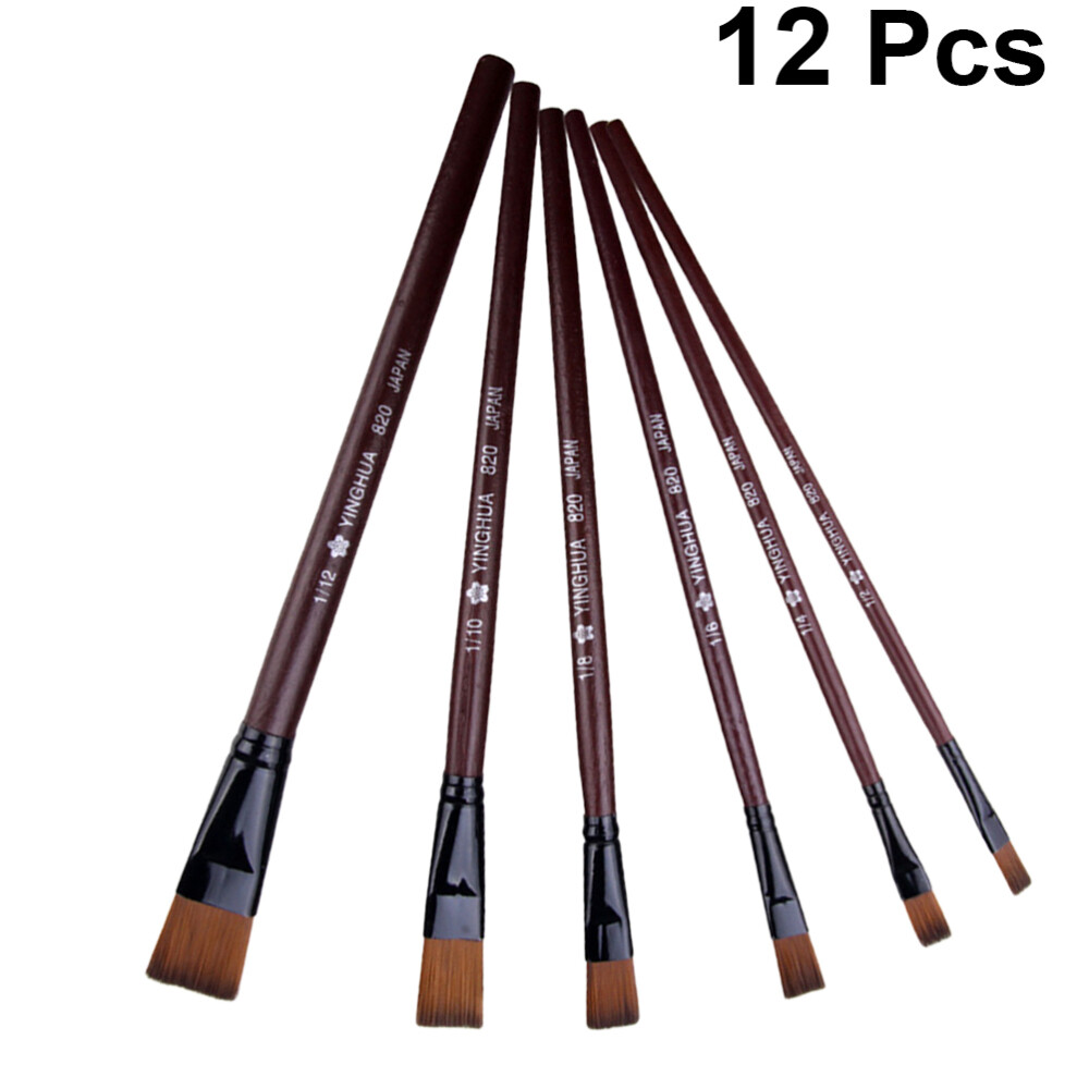 6Pcs Brush Set Oil Painting Brush Fine Art Painting eBay