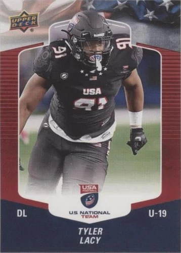 2018 Upper Deck USA Football Tyler Lacy #68