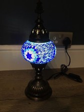 Mosaik Tischlampe - Made in Turkey. Marokkanischer / Ägyptischer Stil - Neu