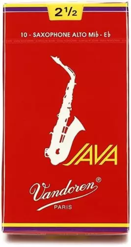Vandoren SR2625R Alto Sax JAVA Red Reeds Strength  Assorted Sizes , Patterns 