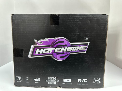 Hot Engine Purple Drifting Transformation Monster Truck R/C 2.4GHz 1:14 New - Picture 5 of 8