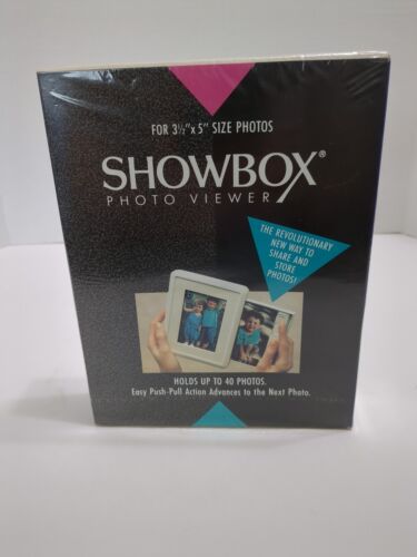 Burnes Showbox Photo Viewer 3 1/2" x 5" Größe Fotos hält bis zu 40 Fotos