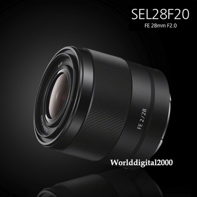 Sony SEL28F20 F2.0 FE28mm F20 For 35mm Full Frame A7 A7 II A7r A7r II A7s  A7s II