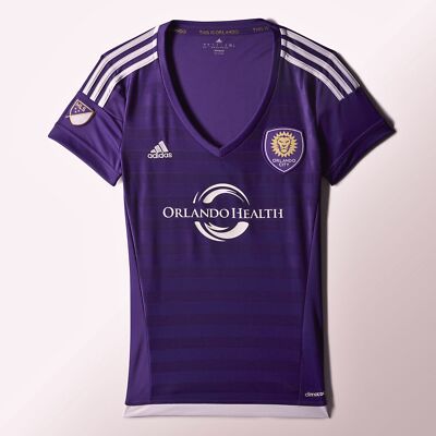 ADIDAS MLS Orlando City SC Home Purple S/S Soccer Jersey NEW Womens Sz S M  L XL