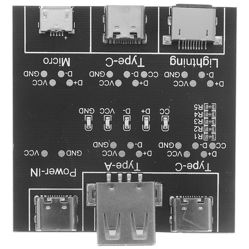 USB C Tester Data Cable Test Tool Test Board Fast Detection USB Cable Checker