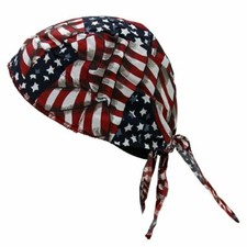 Occunomix TN5 Tuff Deluxe American Fag Tie Hat c16 doo rag headwear New