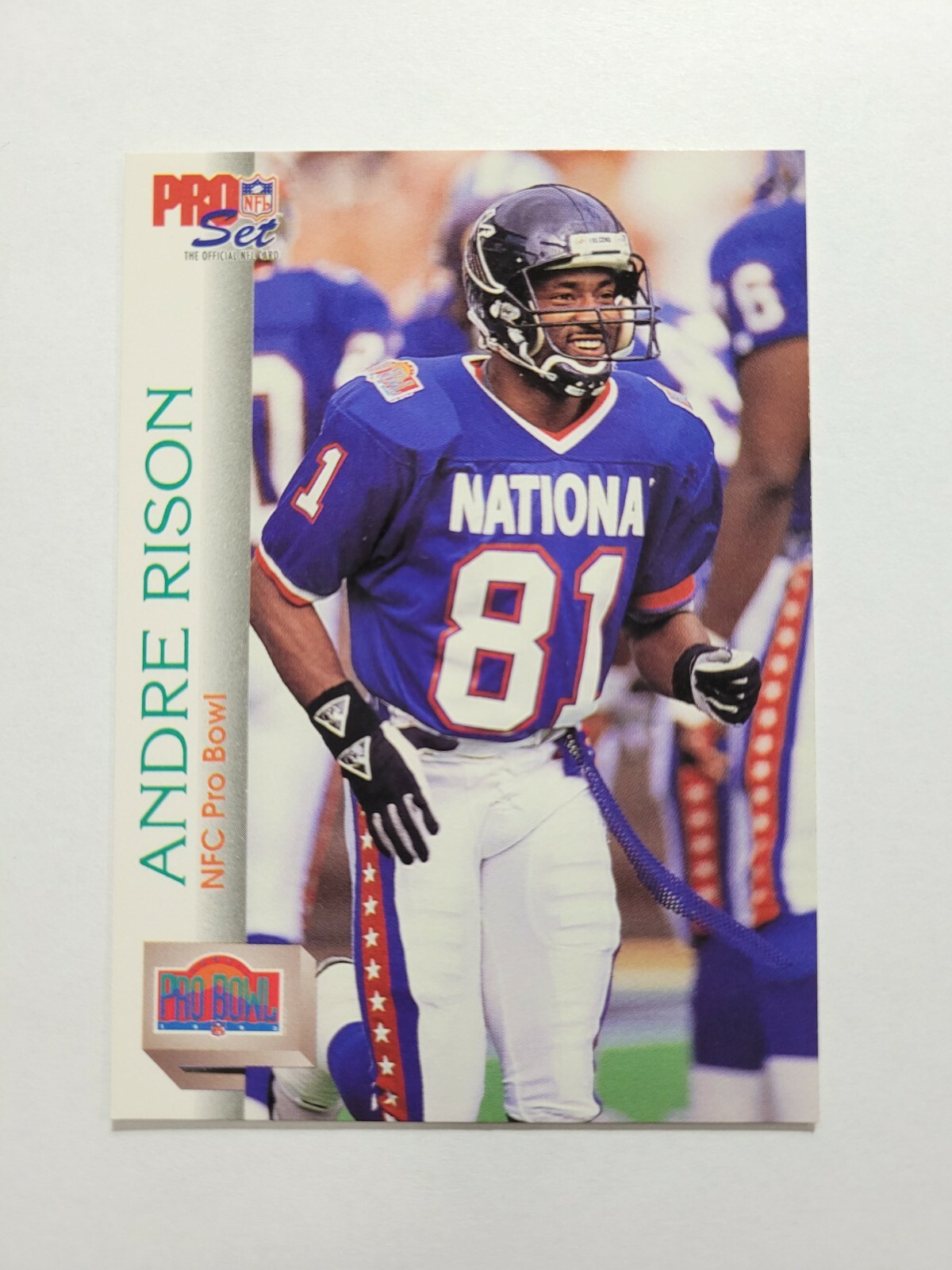 ANDRE RISON 1992 PRO SET FOOTBALL CARD # 419 E6731