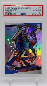 2019-20 Panini Revolution RJ Barrett RC Astro #103 PSA GEM MINT 10 Knicks