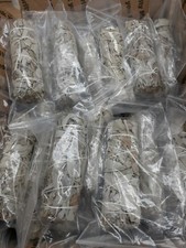 7X Wholesale California White Sage Smudge Sticks / Wands 4 "