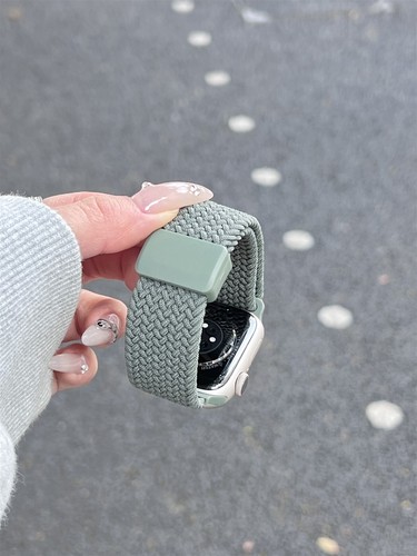 Schickes Kunststoff Magnetschnalle Stretch Armband passend für Apple Watch S10 38/40/41 - Bild 4 von 15