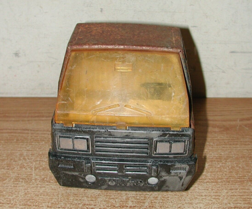 VINTAGE 1960S TONKA PRESSED STEEL RUSTED SEMI-TRUCK & TRAILER CAR CARRIER HAULER - Picture 9 of 20