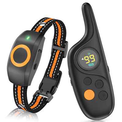 MAXLAPTER 3 Modes Dog Training Collars with 2624 feet Remote,IPX7 Waterproof 