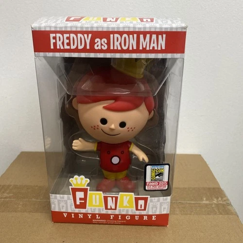 2015 FUNKO SDCC EXCLUSIVE FREDDY FUNKO AS IRON MAN VINYL FIGURE 1/144