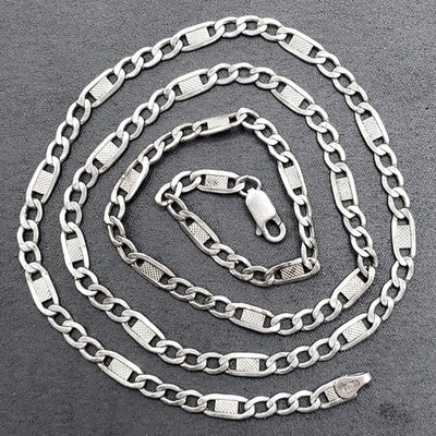 Vintage 925 Sterling Silber Kette Collier 55 cm