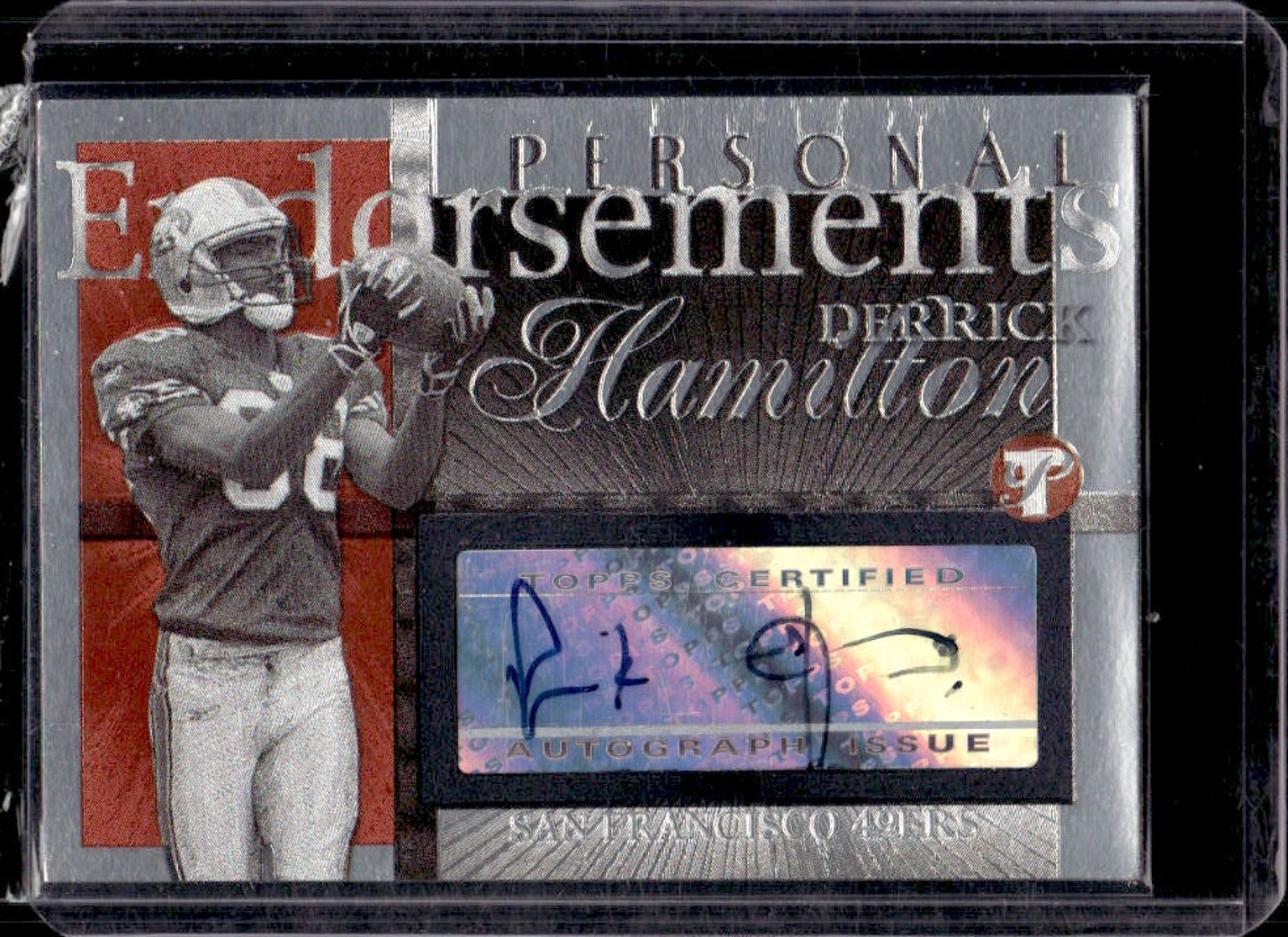 Derrick Hamilton Topps Pristine Personal Endorsements #PEDHA Base