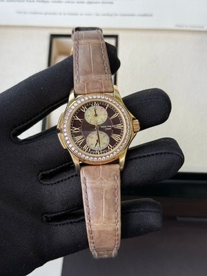 Patek Philippe Calatrava 4934R-001 35mm Rose Gold / Diamond Set / 2009