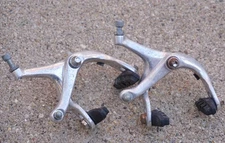 Vintage Shimano Brake Caliper Set Exage Motion BR-A250 Nutted Sidepull Road Bike