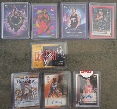 NBA Rookie Lot 2025-26   8 Cards | 3 Autos | Maluach /50 Penda /50 Fleming /50