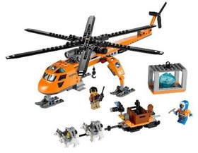Lego 60034 Town City Arctic Helicrane - 253 Pieces - Complete w/ Instr