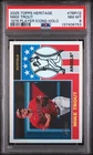 2025 Topps Heritage #76PI-12 Mike Trout PSA 8 NM-MT; 1976 Player Icons-Holo LAA