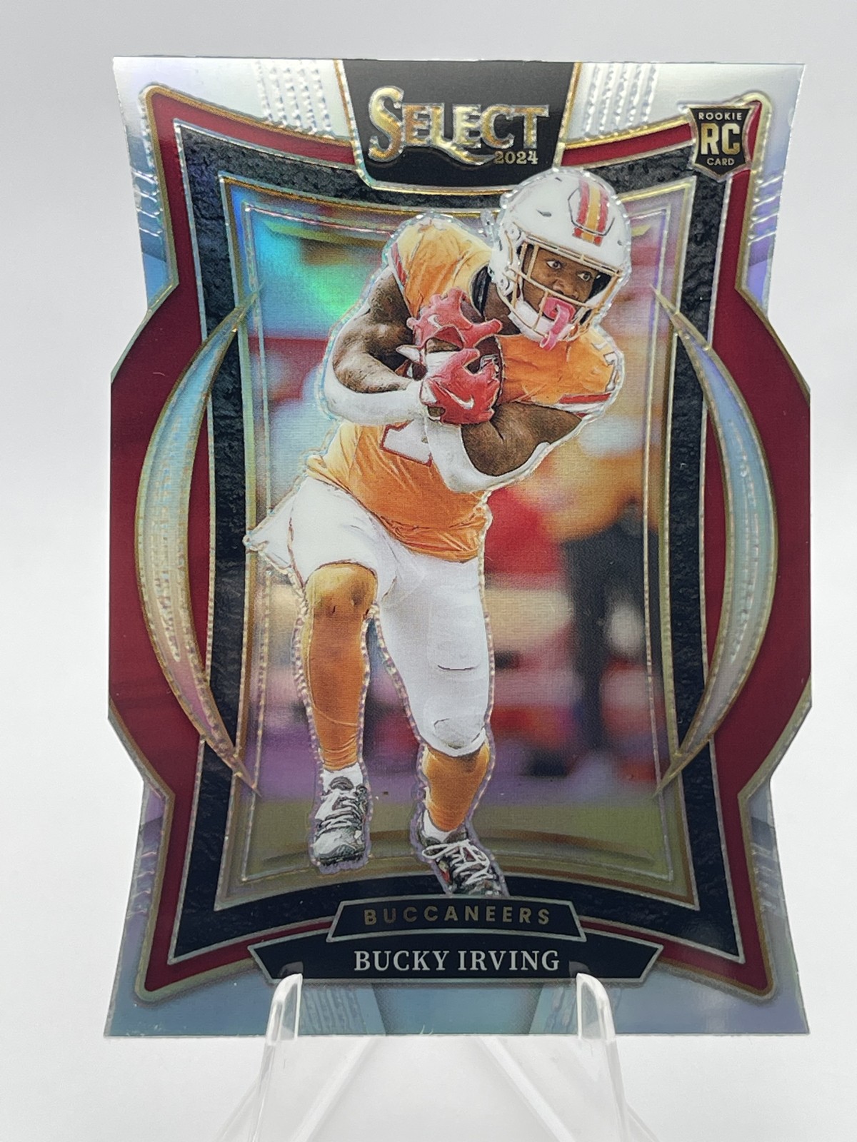 2024 Panini Select - Concourse Bucky Irving #4 Silver Prizm Die-Cut (RC)