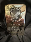 1 kilo Sunshine Minting  .999 fine silver bar