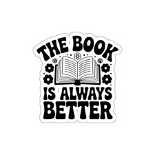 Book Lover Die-Cut Stickers - Perfect for Laptops, Journals, Bookish ... 