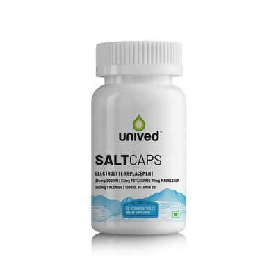 Unived Salt Capsules | Electrolyte Replenishment for Athletes | 30 Caps