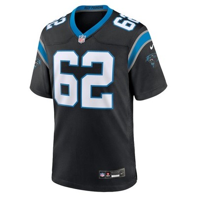 Carolina Panthers Chandler Zavala #62 Nike Black 2025 Official NFL