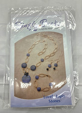 Annie's Simply Beads "Lovely lapis stones" Kit-of-the-Month Club BD020 NEW