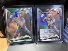 2022 Panini Elite Extra Edition Cade Hunter 2card Lot Reds Autograph /499 #153
