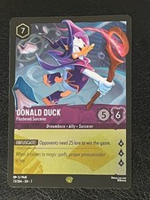 Disney Lorcana TCG Donald Duck - Flustered Sorcerer 73/204 Cold Foil
